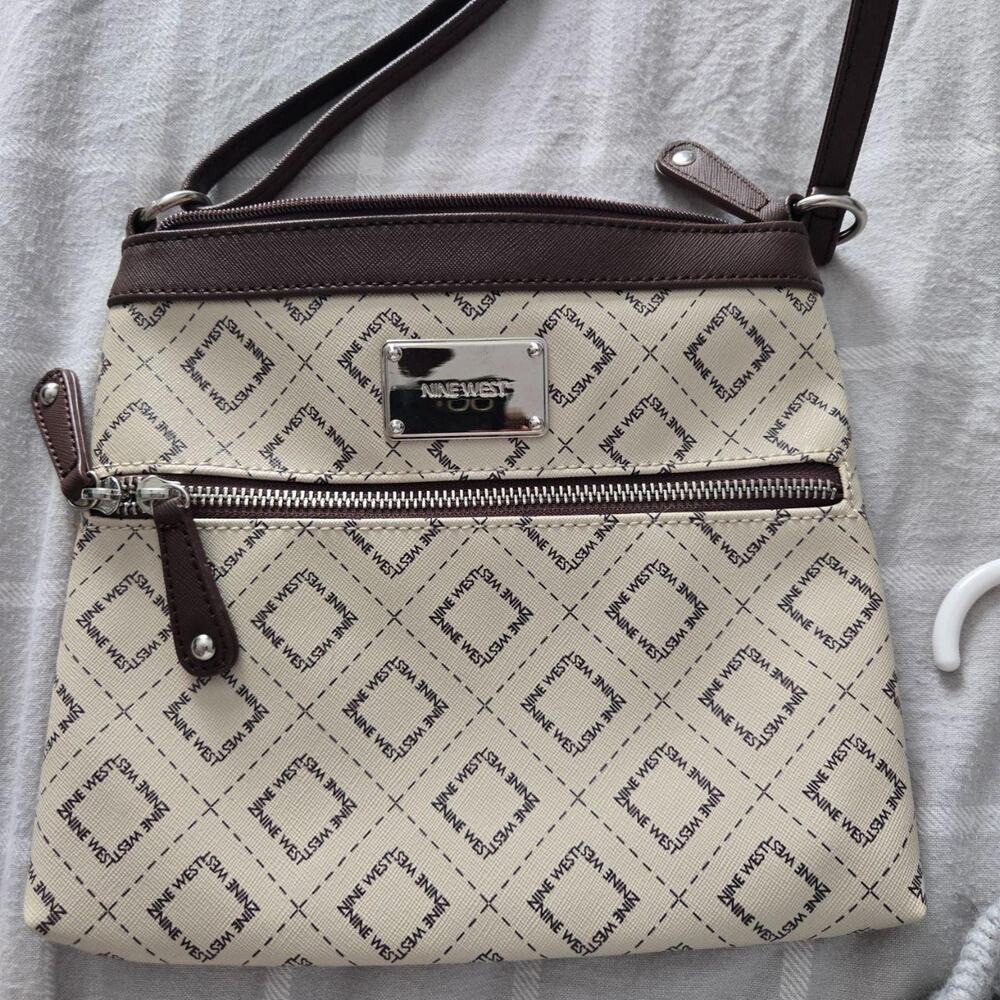 Nine West Printed Leather Crossbody Purses